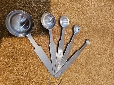 RSVP Endurance Stainless Steel 18/10 Heavy Measuring Spoons 18/10 Set Of 5 - Image 1 of 4