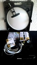 Schwaiger Full HD Mobile Camping Satellitenanlage Digital Sat im Transportkoffer