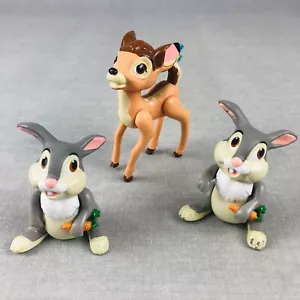 VTG 1988 DISNEY BAMBI and THUMPER x2 McDonald Happy Meal Toy Easter Garden Decor - Picture 1 of 14