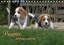 Puppies Birthday Calendar / UK-Version (Table Calendar perpetual DIN A5...