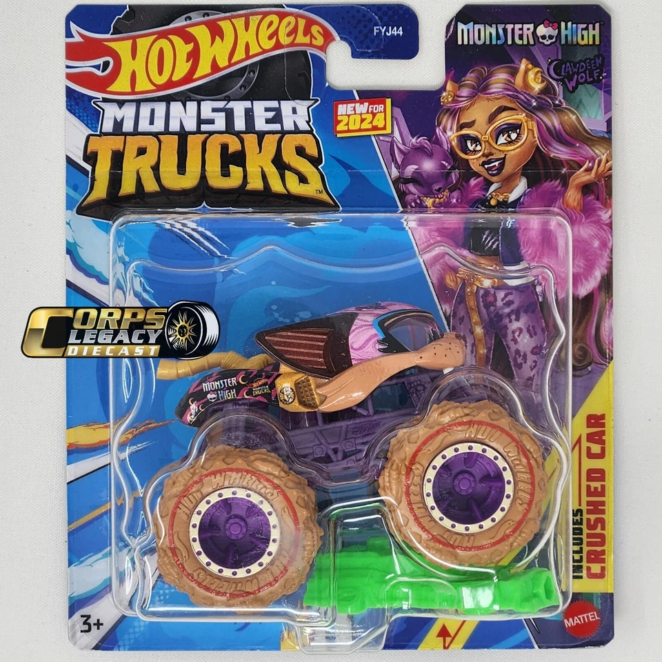 Hot Wheels Monster Truck 1:64 Diecast Vehicle - (FYJ44)