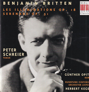 BRITTEN Serenade (tenor horn) Les Illuminations  PETER SCHREIER Leipzig Kegel