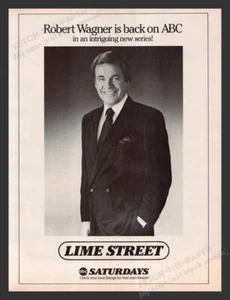 Lime Street ABC with Robert Wagner 1980s Print Advertisement Ad 1985 - Bild 1 von 1