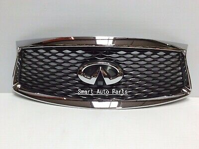 For Inf Qx60 Front Bumper Upper Grill Gray & Chrome  Camera Option 2016-2020 • 229.99$