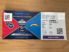 NFL Wembley Tennessee Titans v. Los Angeles Chargers 2018 Ticket
