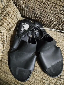 Sorel Slingback Sandalen Ella II schwarz Damen 7 bitte lesen - Bild 1 von 8