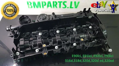 NEW BM BMW E90LCI N47N CYLINDER HEAD COVER 316d 318d 320d 320d ed 320xd 8589941 - Image 1 of 4