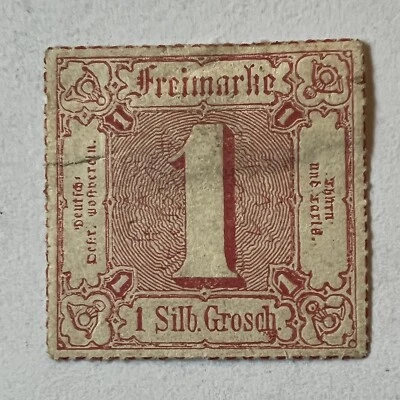 1 sello Kreuzer #30 ruleta usada alemania 1866 THURNS AND TAXIS Foto 1 de 2