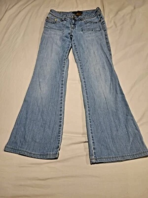 Pantalones de mezclilla para mujer Indigo Palms marca acampanados bootcut talla 28 azul claro Foto 1 de 4