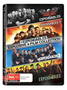 The Expendables 1, 2, 3, 4 DVD 4 movies collection R4 New Sylvester Stallone - Picture 1 of 1