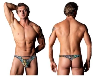 Male Power 439-295 Go Wild Tanga mit 2 Ringen Farbe Multi Tier - Bild 1 von 9