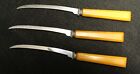 3 Vintage Fish Knives with Bakelite Handles, Henry's Stainless