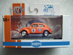 M2 MACHINES AUTO-THENTICS REL76 EMPI EQUIPPED 1956 VW BEETLE DELUXE USA MODEL - Picture 1 of 2