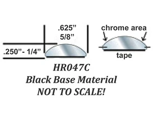 Flex Chrome Flexible Chrome Trim HR047C Hot Rod Rat Rod Muscle Car Custom - Picture 1 of 12