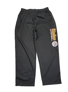 Pantalones deportivos deportivos de vellón del equipo de la NFL negros Pittsburgh Steelers Club para hombre 3XL altos - Imagen 1 de 14