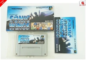 Sonic Wings SNES Nintendo Super Famicom Box aus Japan - Bild 1 von 3