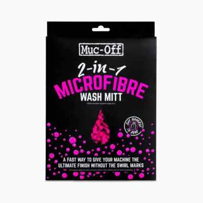 Muc-Off 2-in-1 Microfibre Motorcycle Motorbike Wash Mitt - Image 1 of 3
