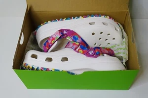 CROCS Womens HIKER SOLARIZED CLOG 207990 WHITE / MULTI UNISEX M 8 W 10 - Picture 1 of 8
