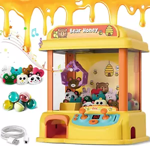 Kids Claw Machine - Toy Vending Machine for Kids with Plush Prizes, Lights & Sou - Picture 1 of 12