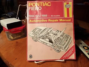 Pontiac Fiero 1984-1988 Service Repair Haynes book - Picture 1 of 1