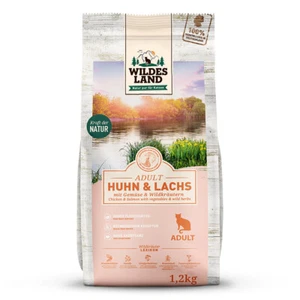 Wildes Land - Huhn und Lachs Classic - 1,2 kg - Katzenfutter - Bild 1 von 5