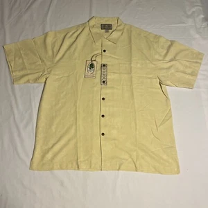 Camicia hawaiana giamaicana Jaxx da uomo seta autentica stile isola taglia floreale XXL - Foto 1 di 6