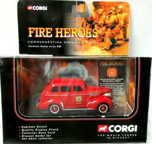 CORGI CS90013 FIRE HEROES  CHEVROLET CAR FIRE CHIEF     NEW - Picture 1 of 3