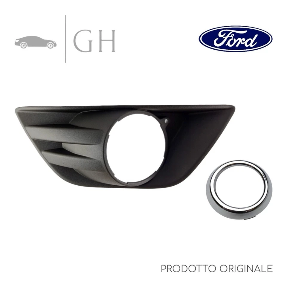 KIT GRIGLIA FENDINEBBIA + CORNICE CROMATA DX PARAURTI ANT. FORD KUGA 2008 - Immagine 1 di 1