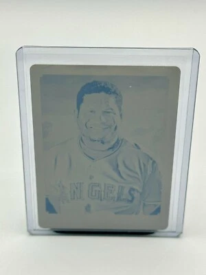 2010 Topps T-206 BOBBY ABREU CYAN Printing Plate 1/1 Card #64 One of One!!! - Image 1 of 2
