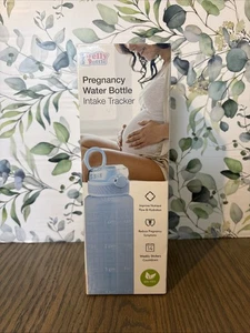 BELLYBOTTLE Schwangerschaft Trinkflasche Aufnahme Tracker mit wöchentlichen Meilenstein Aufklebern - Bild 1 von 8