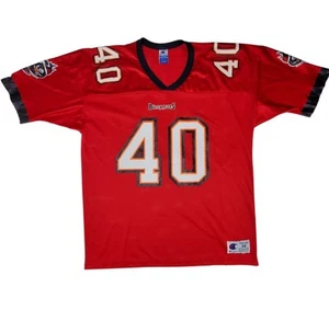 Tampa Bay Buccaneers Mike Alstott Jersey Size 48 XL Vtg Authentic Champion - Picture 1 of 12
