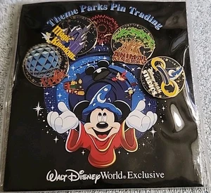 DISNEY THEMENPARKS MAGIC KINGDOM EXKLUSIV - RARE COLLECTOR PIN SET OF 4 - NEU  - Bild 1 von 6