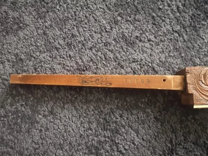 Vega four string banjo neck stamped Vegaphone 80481 carved heal + Tuners - Picture 1 of 8