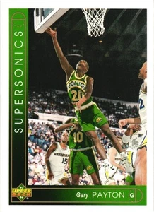 Gary Payton Upper Deck 1993 Card #295 Seattle Supersonics NBA Basketball - Bild 1 von 2
