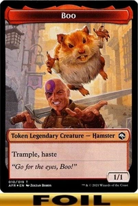 1x MTG - BOO TOKEN #10 (Minsc/Legendary) - FOIL - Forgotten Realms AFR - Bild 1 von 1