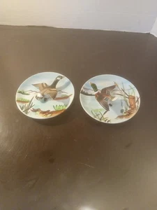 Vintage 3D Canadian Goose & Mallard Duck Wall Plate Decor Both Numbered - Picture 1 of 12