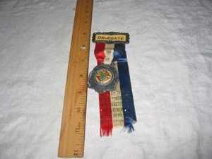 Kansas State Knights of Columbus Great Bend 1912 Band mit Medaillon - Loc T - Bild 1 von 1