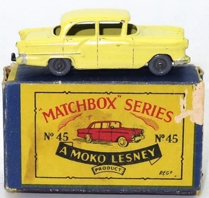 LESNEY MATCHBOX NO. 45 VAUXHALL VICTOR SEDAN - BOXED - Picture 1 of 4
