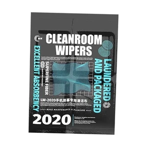 CONFEZIONE PANNI ANTISTATICI IN MICROFIBRA LUOWEI LW-2020 10*10CM 400PZ - Imagen 1 de 3