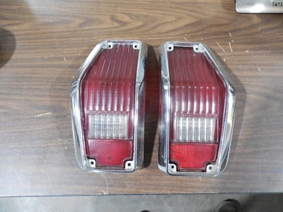 1971 - 77 CHEVY VEGA STATION WAGON TAIL LIGHT LAMP LENS and BEZEL - Image 1 of 4