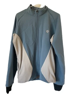 Pearl Izumi mens full-zip fleece-lined jacket soft shell Sz Lg EUC - Image 1 of 4