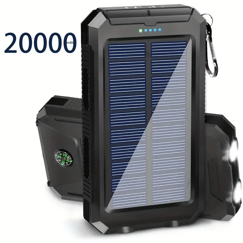 20000mAh USB Portable Charger Solar Power Bank For Cell Phone - Image 1 of 1