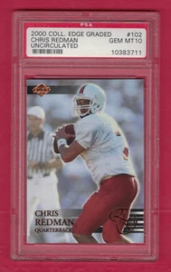 2000 Collector's Edge Graded Chris Redman Uncirculated Rookie RC #1/5000 PSA 10 - Picture 1 of 2