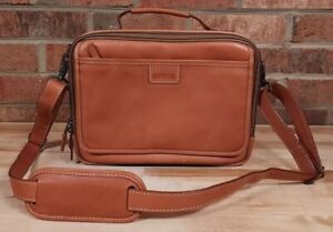 Hartmann Belting Leather Small Messenger Shoulder Bag Attache USA