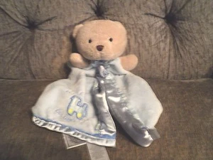 Carters Thank Heaven for Little boys security blanket bear rattle plush - Bild 1 von 6