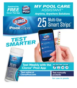 Clorox Pool and Spa, My Pool Care Assistant Test Strips, 25 Count - Picture 1 of 1