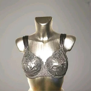 Robin Alexis Bügel BH Tüll Spitze, Schwarz Gr. 75 C  Luxus Lingerie Neu - Bild 1 von 4