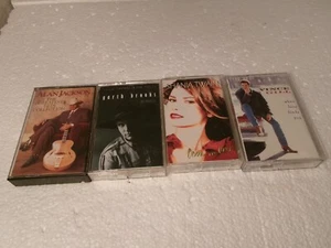 Lot 4 Country Music Cassette Tapes Garth Brooks Alan Jackson Vince Gil Shania T - Picture 1 of 8