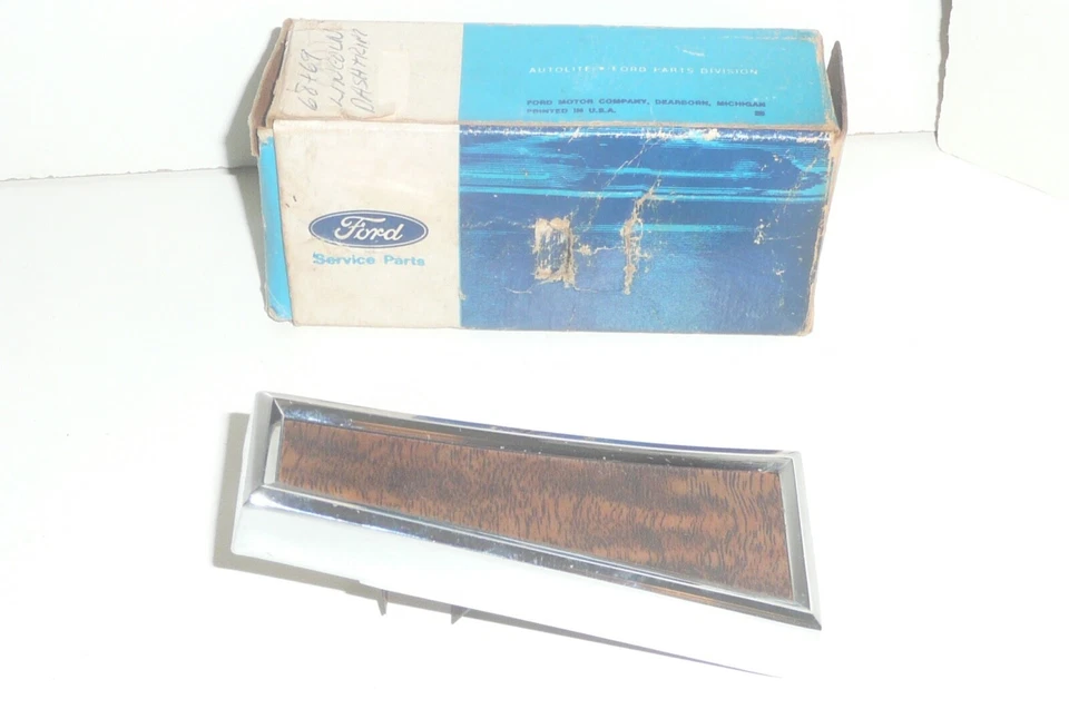 Lincoln Continental 68-69 moldura de tablero NOS 1968 1969 Linc Cont moldura de tablero Foto 1 de 4