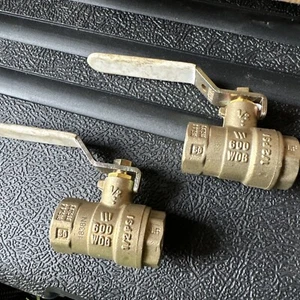 (MENGE 2) Watt LFFBV-3C - 1/2 Zoll Vollanschluss Messing Gewinde Kugelhahn 600 WOG - Bild 1 von 2